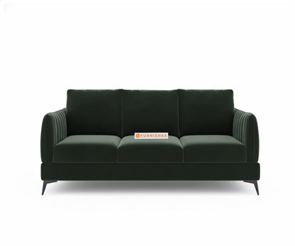 Corbida 3+1+1 Seater Sofa Set  Pine Green - Furnishka 