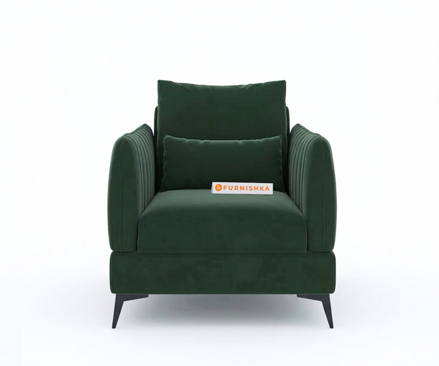 Corbida 3+1+1 Seater Sofa Set  Pine Green - Furnishka 