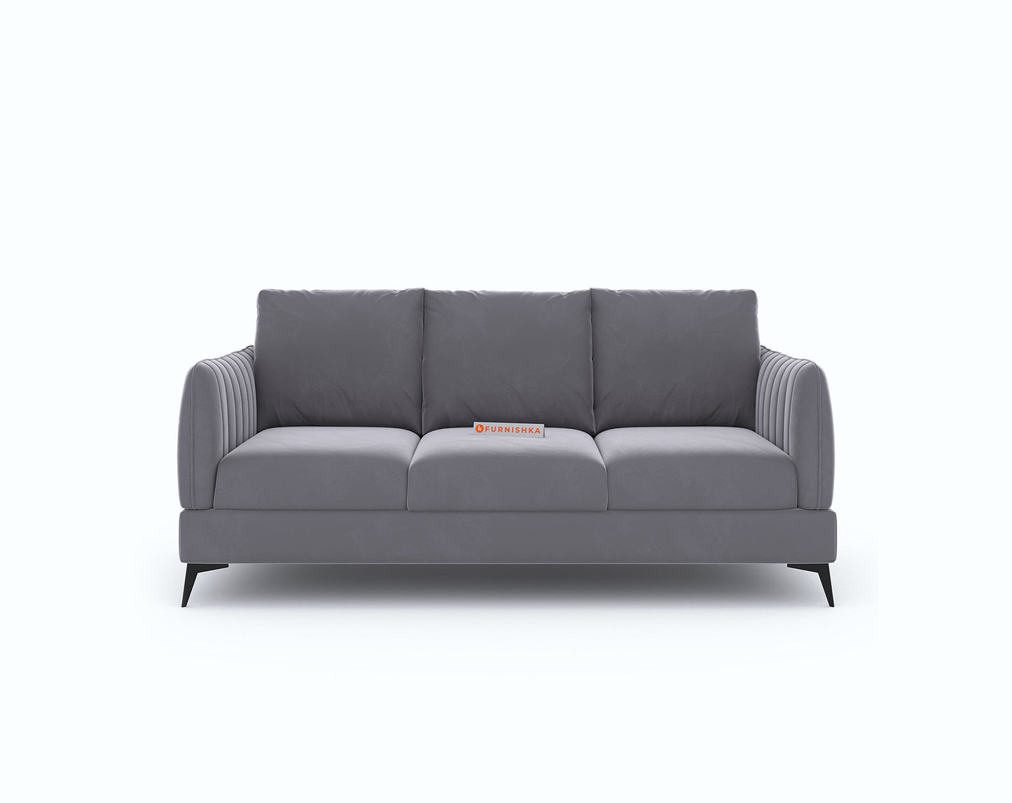 Corbida 3+1+1 Seater Sofa Set Space Grey - Furnishka 