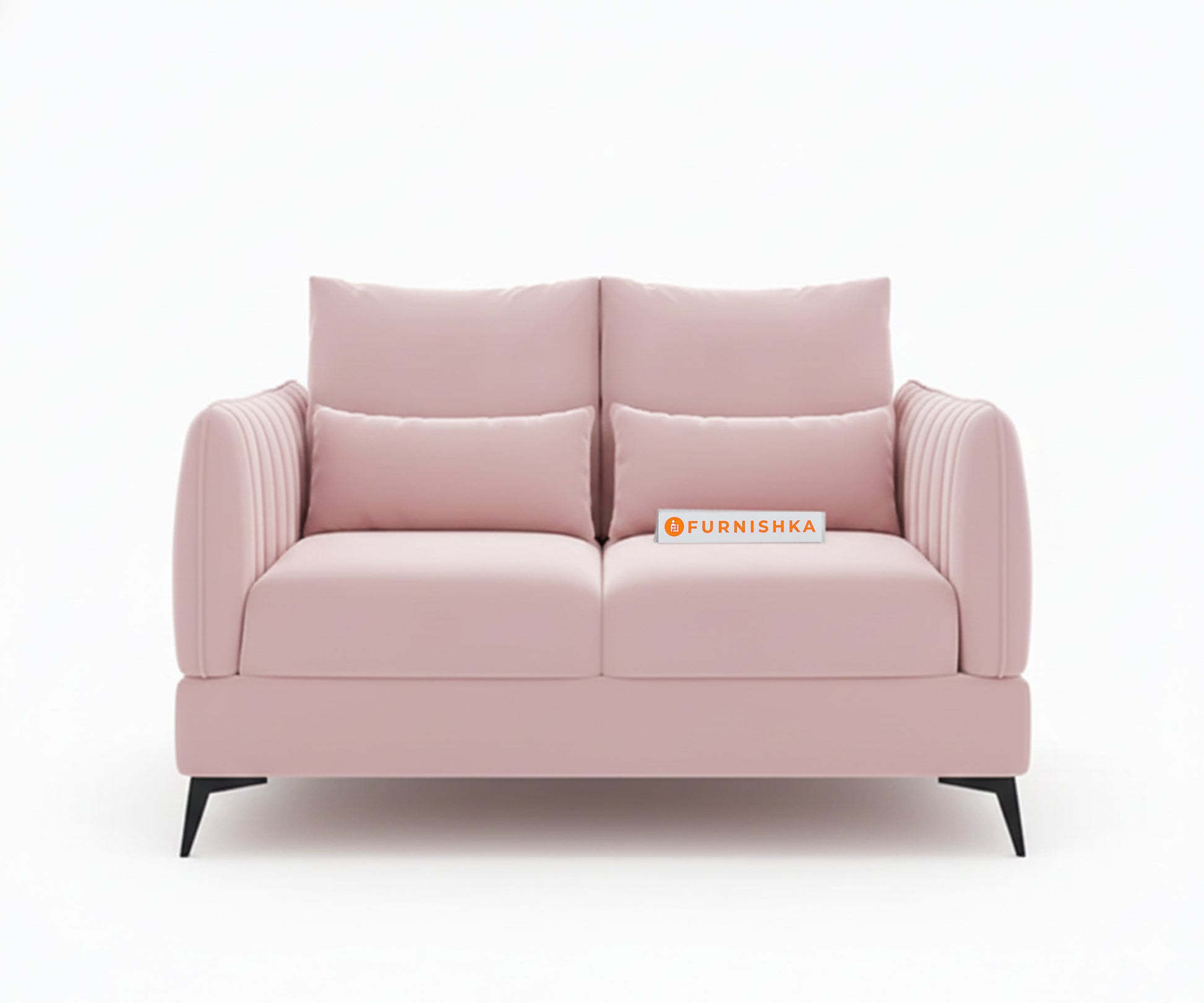 Corbida 3+2 Seater Sofa Set - Flamingo Pink - Furnishka 