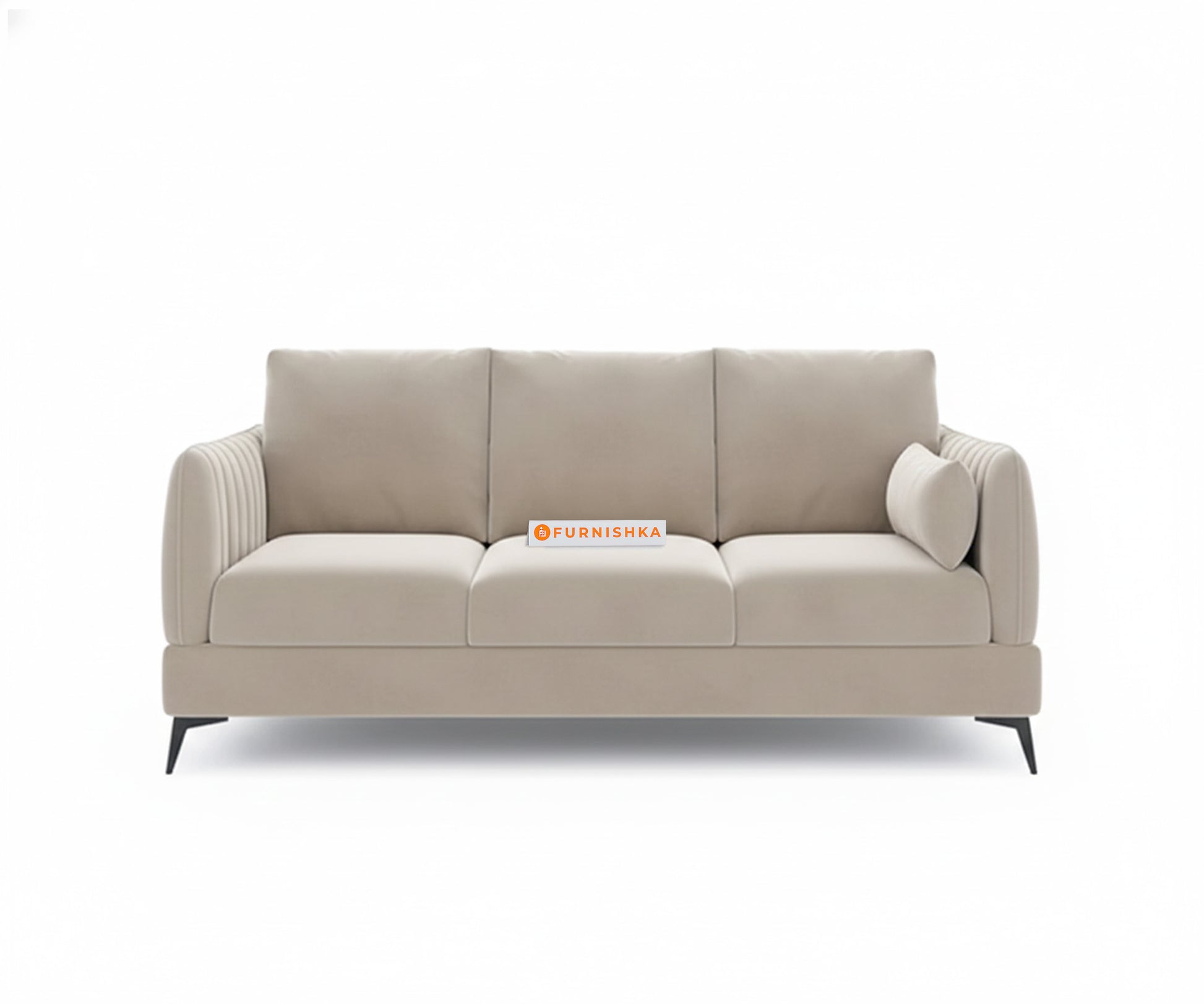 Corbida 3+2 Seater Sofa Set - Light Beige - Furnishka 