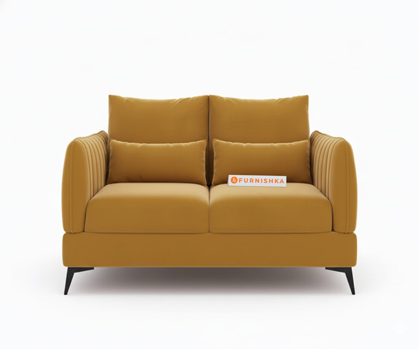 Corbida 3+2 Seater Sofa Set - Mustard Yellow - Furnishka 