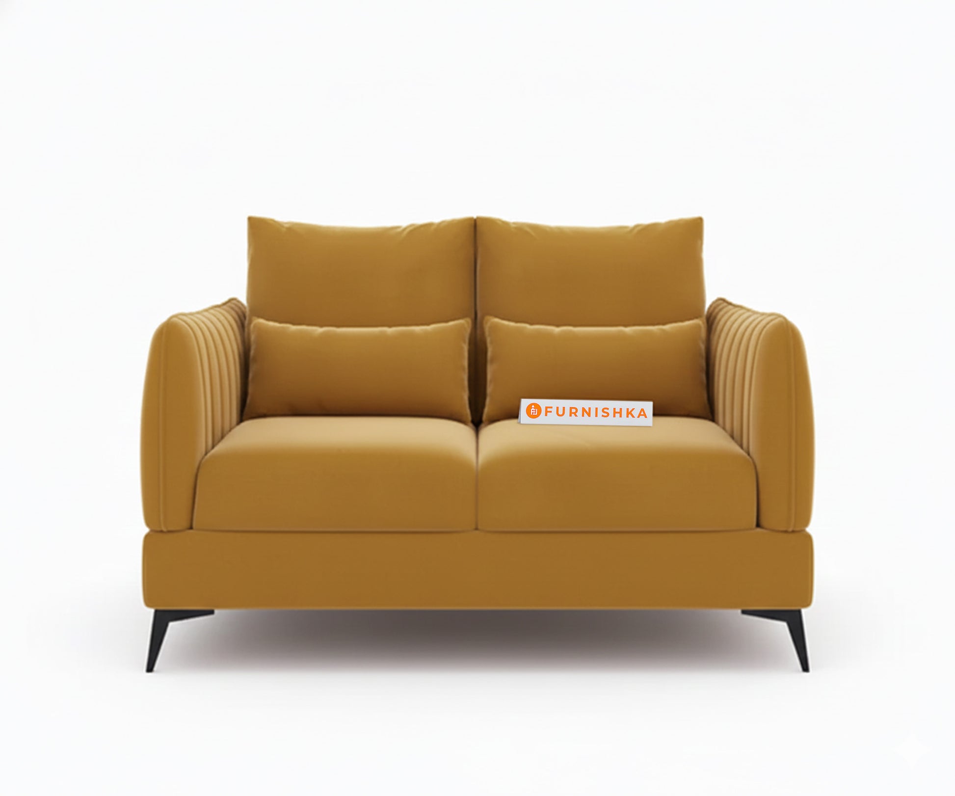 Corbida 3+2 Seater Sofa Set - Mustard Yellow - Furnishka 