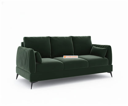 Corbida 3+2 Seater Sofa Set - Pine Green - Furnishka 