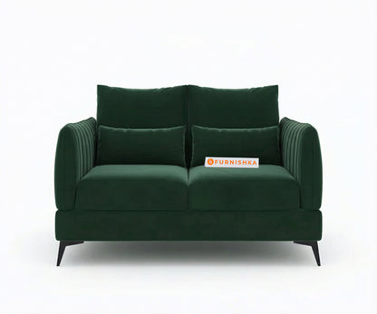 Corbida 3+2 Seater Sofa Set - Pine Green - Furnishka 