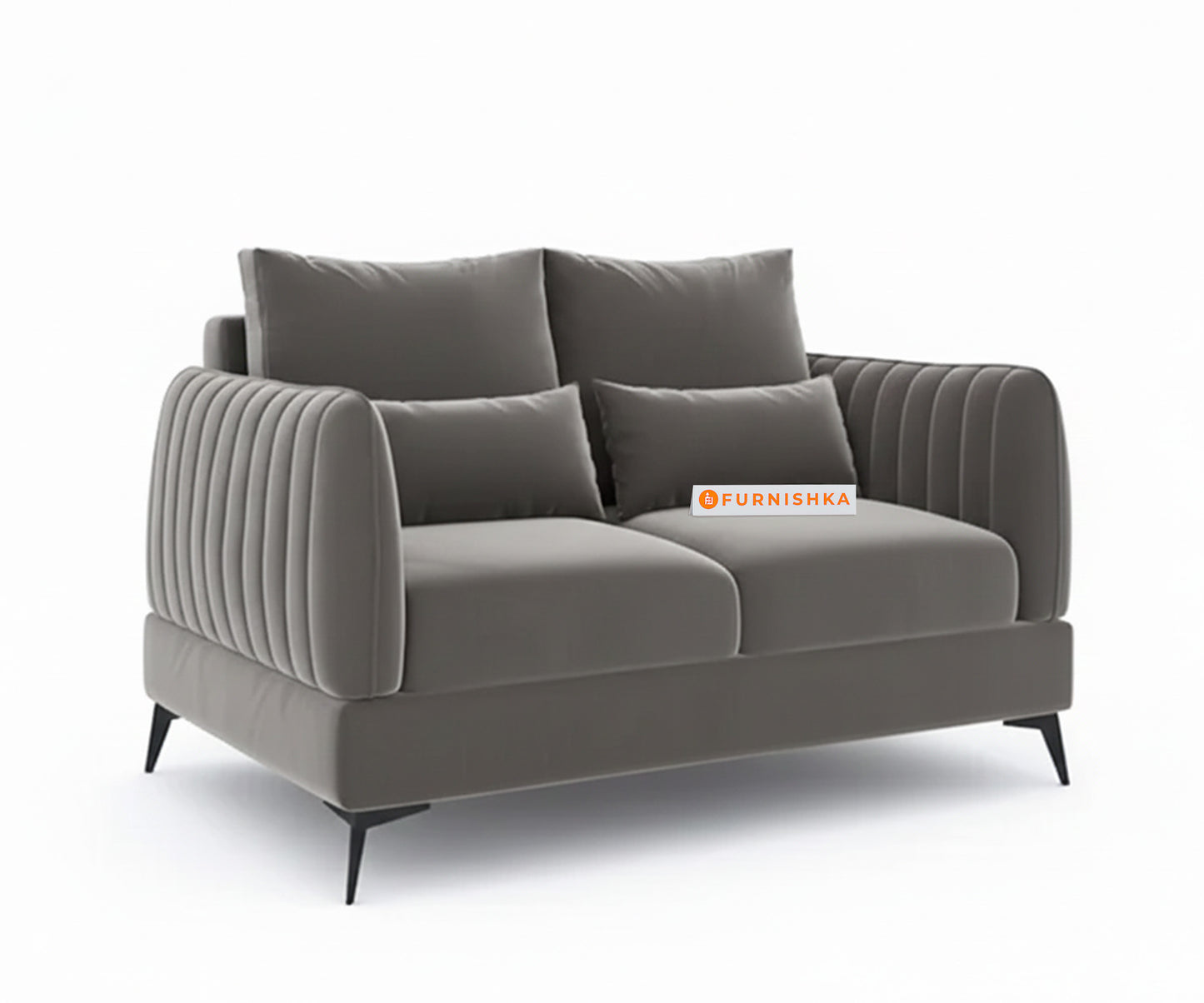 Corbida 3+2 Seater Sofa Set -Space Grey - Furnishka 