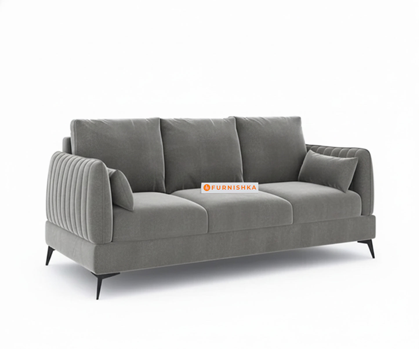 Corbida 3+2 Seater Sofa Set -Space Grey - Furnishka 