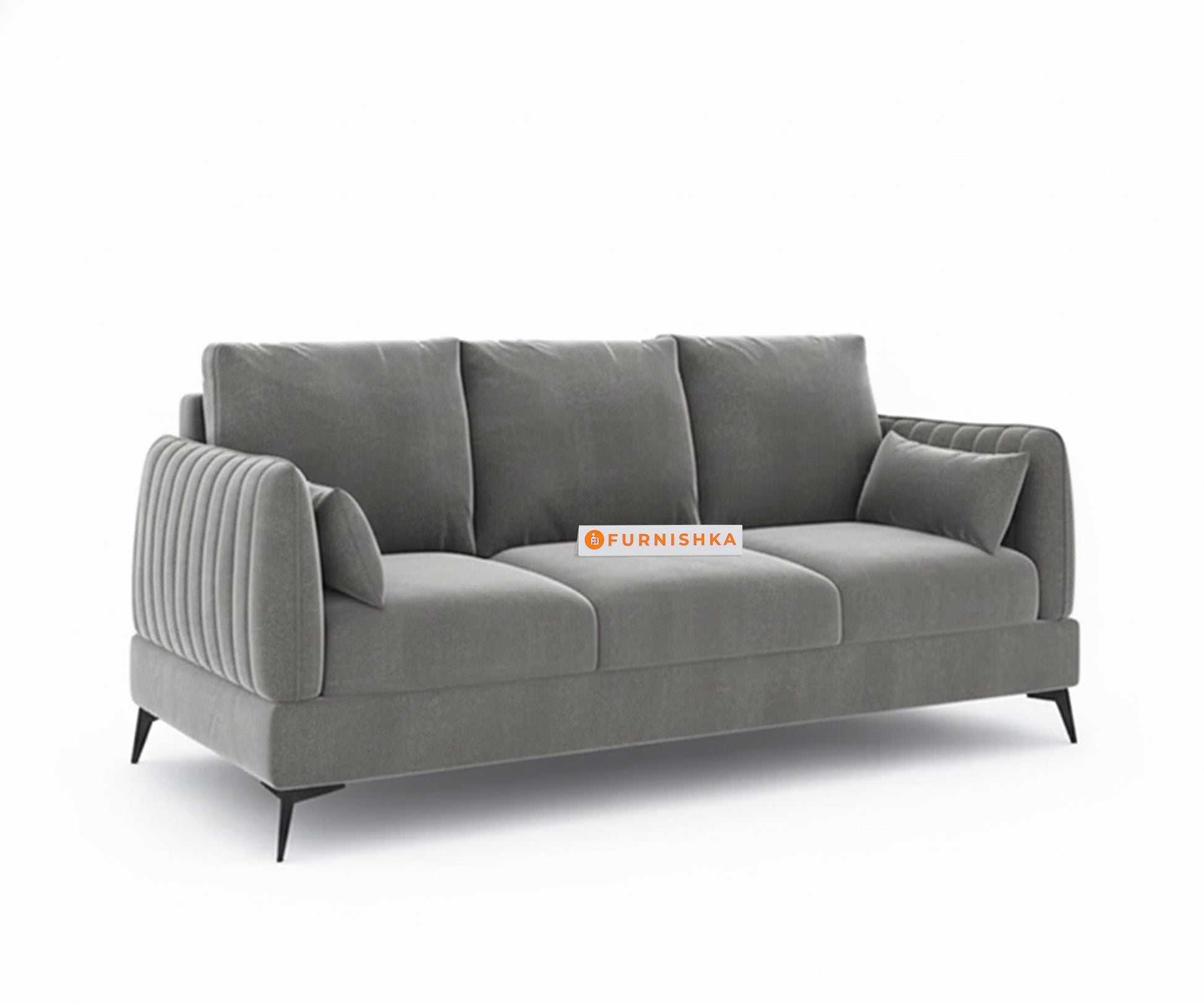 Corbida 3+2 Seater Sofa Set -Space Grey - Furnishka 