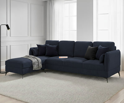 Corbida 3 Seater Sectional Sofa LHS Persian Blue