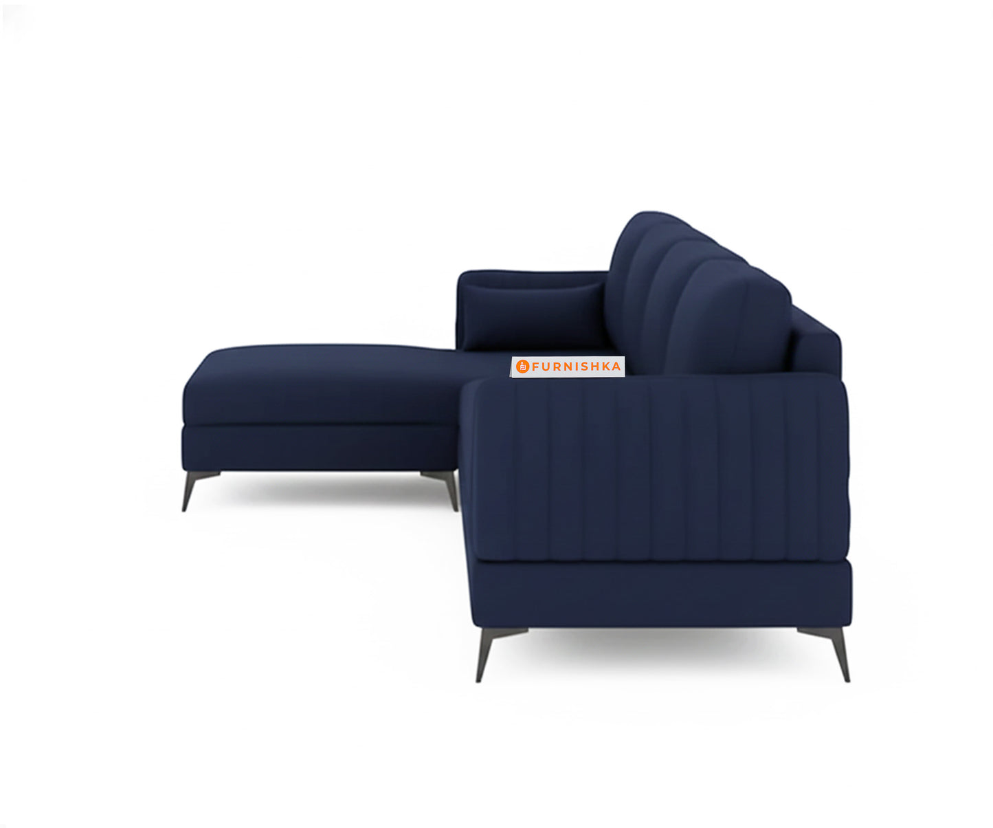 Corbida 3 Seater Sectional Sofa LHS Persian Blue - Furnishka