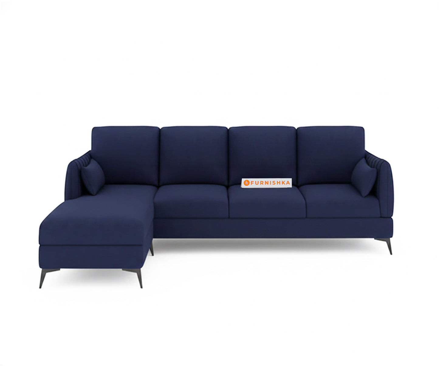 Corbida 3 Seater Sectional Sofa LHS Persian Blue - Furnishka