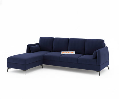 Corbida 3 Seater Sectional Sofa LHS Persian Blue - Furnishka