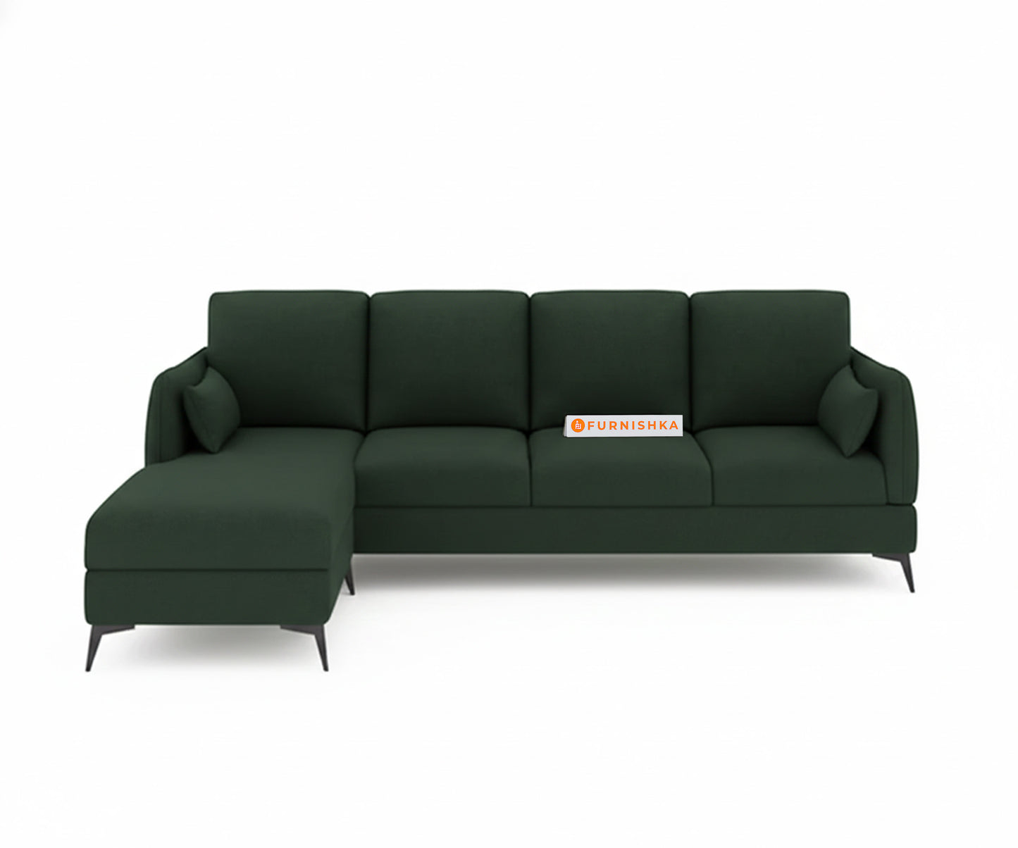 Corbida 3 Seater Sectional Sofa LHS Pine Green - Furnishka