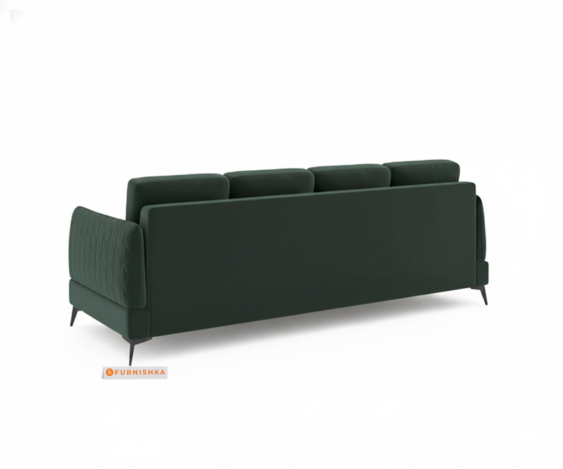 Corbida 3 Seater Sectional Sofa LHS Pine Green - Furnishka