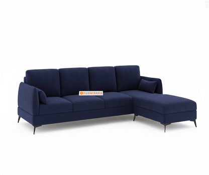 Corbida 3 Seater Sectional Sofa RHS Persian blue - Furnishka