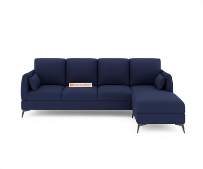Corbida 3 Seater Sectional Sofa RHS Persian blue - Furnishka
