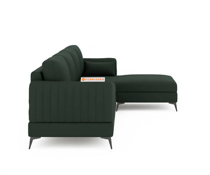 Corbida 3 Seater Sectional Sofa RHS Pine green - Furnishka