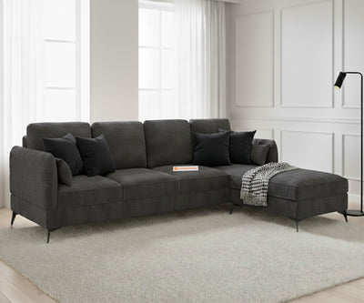 Corbida 3 Seater Sectional Sofa RHS Space Grey