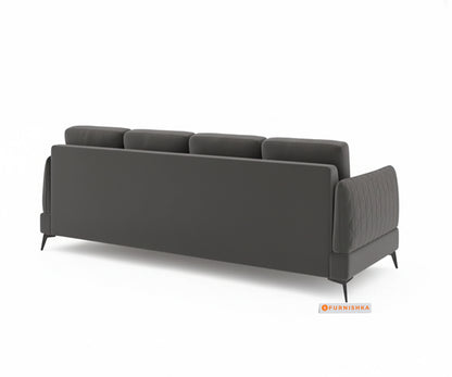 Corbida 3 Seater Sectional Sofa RHS Space Grey - Furnishka