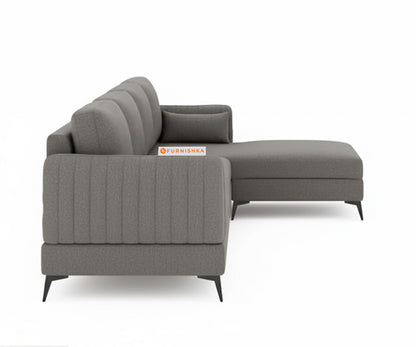 Corbida 3 Seater Sectional Sofa RHS Space Grey - Furnishka