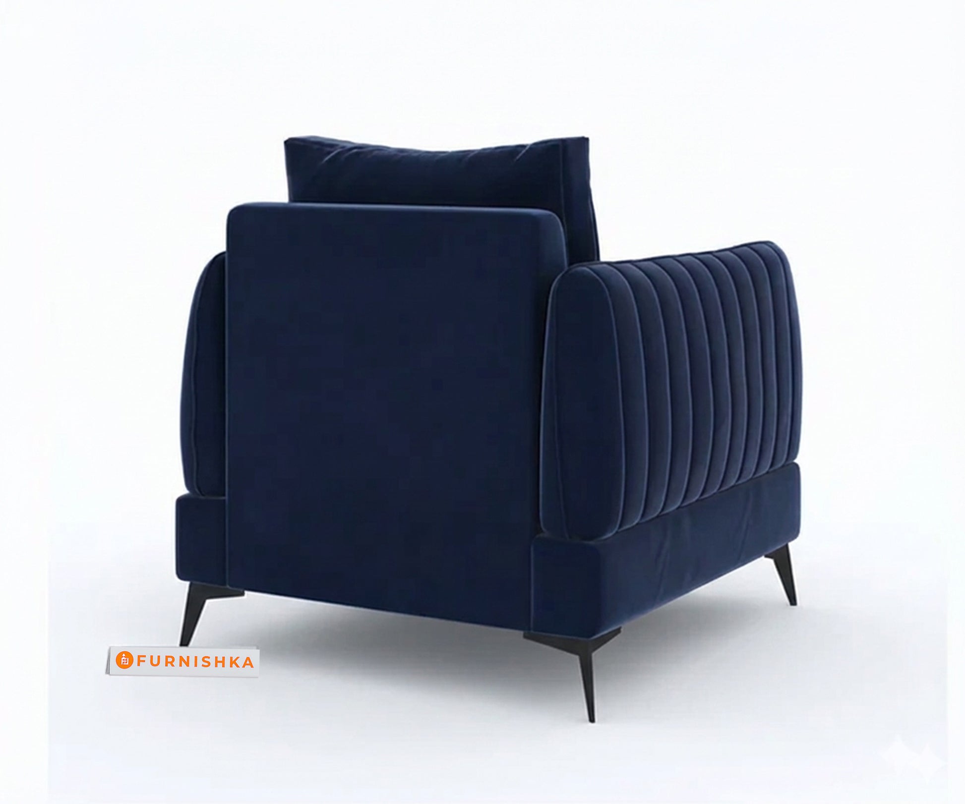 Corbida Sofa 1 Seater  Persian Blue - Furnishka 