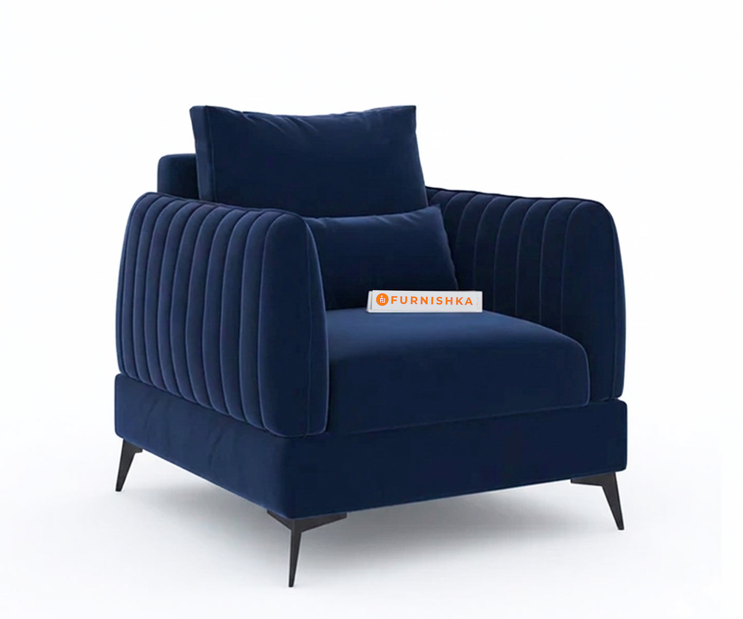 Corbida Sofa 1 Seater  Persian Blue - Furnishka 