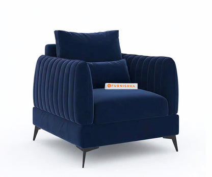 Corbida Sofa 1 Seater  Persian Blue - Furnishka 