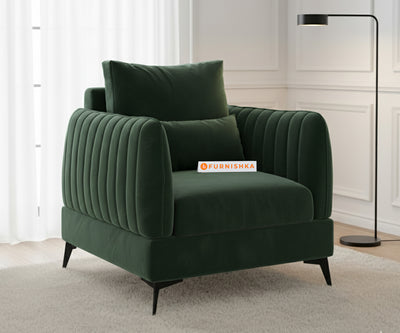 Corbida Sofa 1 Seater Pine Green