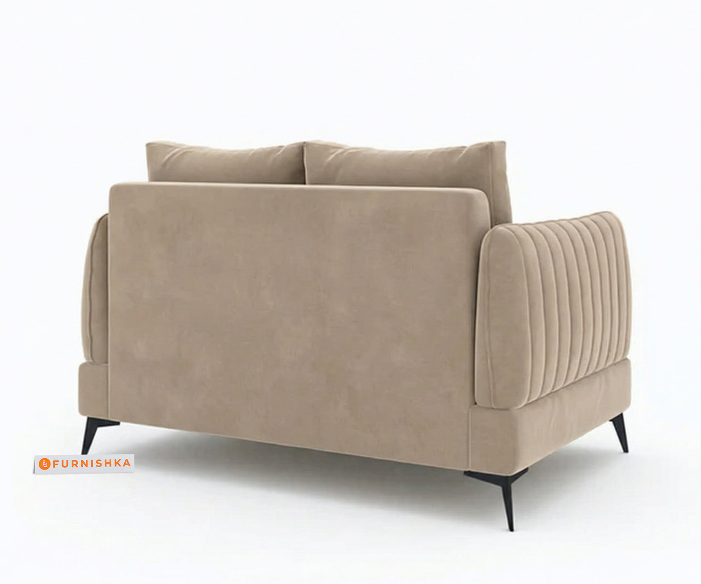 Corbida Sofa 2 Seater Light Beige - Furnishka 