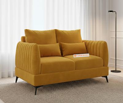 Corbida Sofa 2 Seater  Mustard Yellow