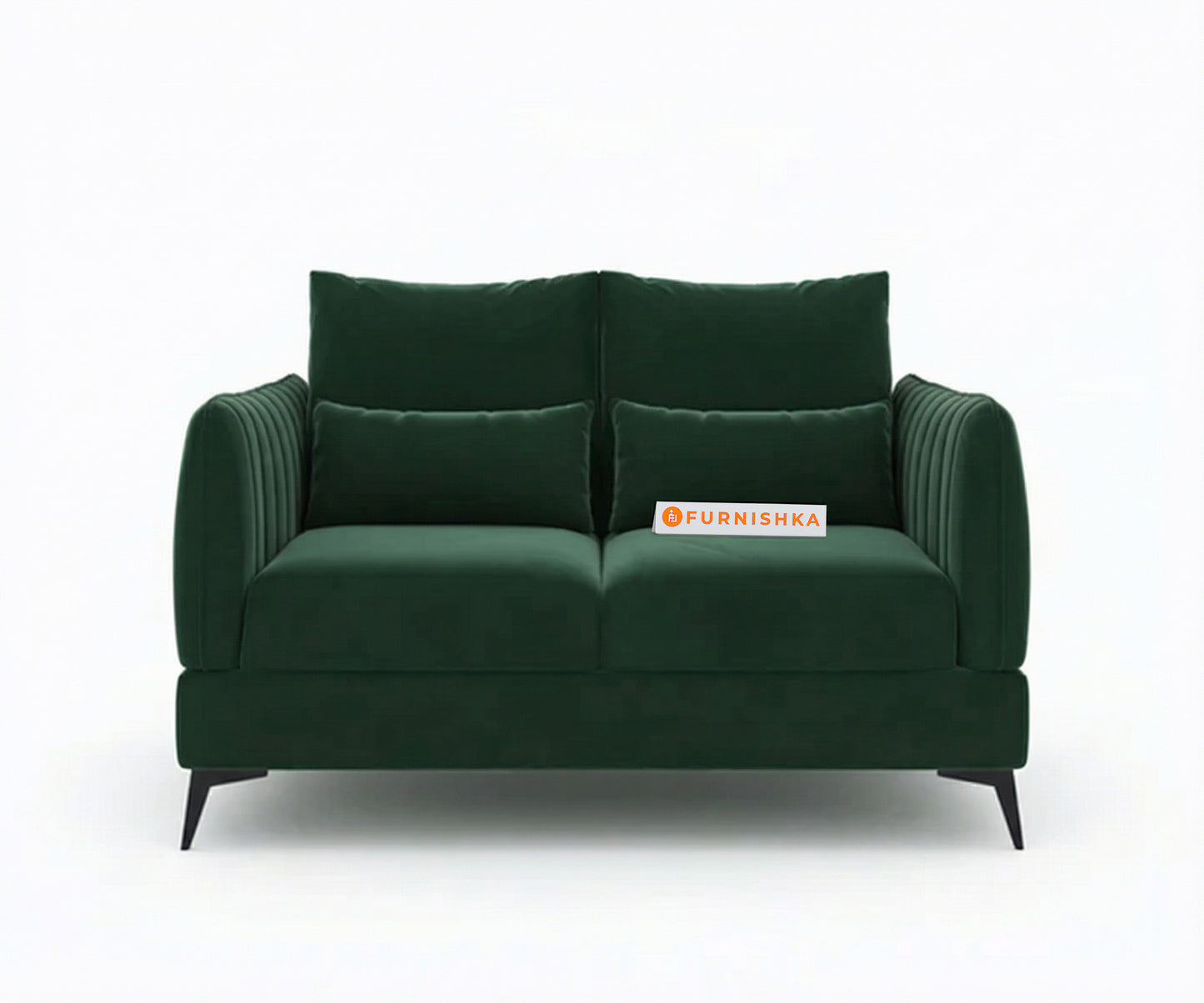 Corbida Sofa 2 Seater Pine Green - Furnishka 