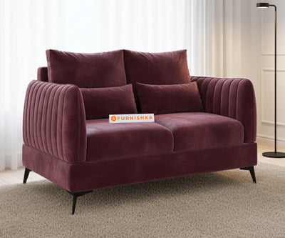 Corbida Sofa 2 Seater Red Wine