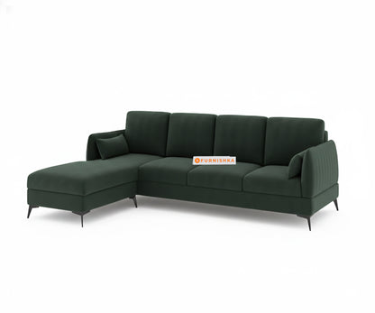 Corbida Sofa 3+L LHS Pine Green - Furnishka 