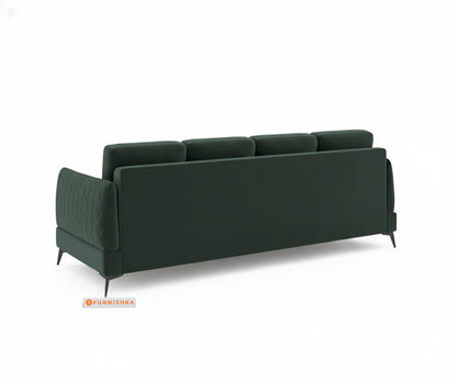Corbida Sofa 3+L LHS Pine Green - Furnishka 