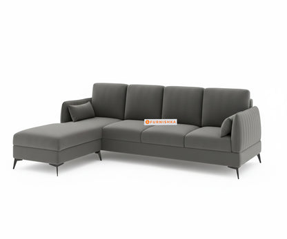 Corbida Sofa 3+L LHS Space Grey - Furnishka 