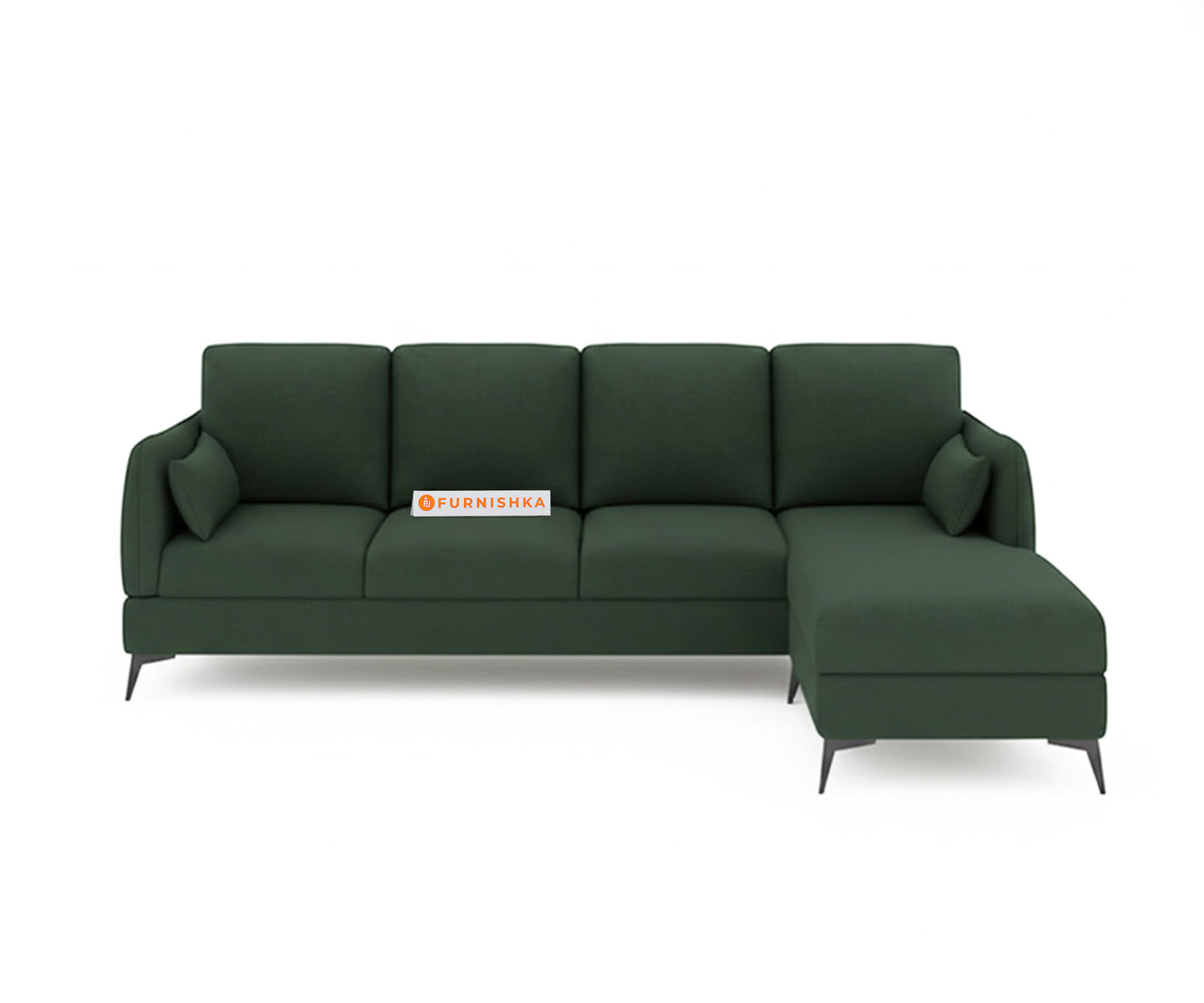 Corbida Sofa 3+L RHS Pine green - Furnishka 