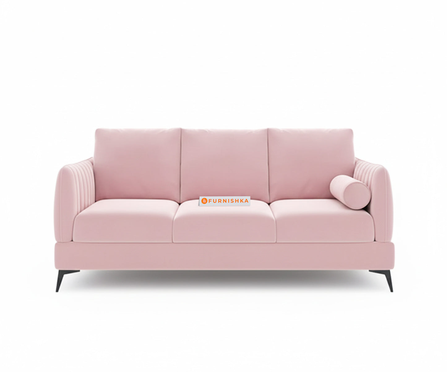 Corbida Sofa 3 Seater Flamingo Pink - Furnishka 