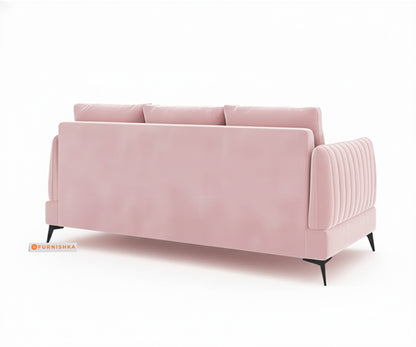 Corbida Sofa 3 Seater Flamingo Pink - Furnishka 
