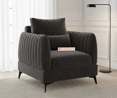 Corbida Sofa 1 Seater Space Grey