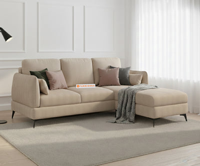 Corbida 2 Seater L Shape Sofa RHS - Light Beige