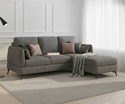 Corbida 2 Seater L Shape Sofa RHS - Space Grey