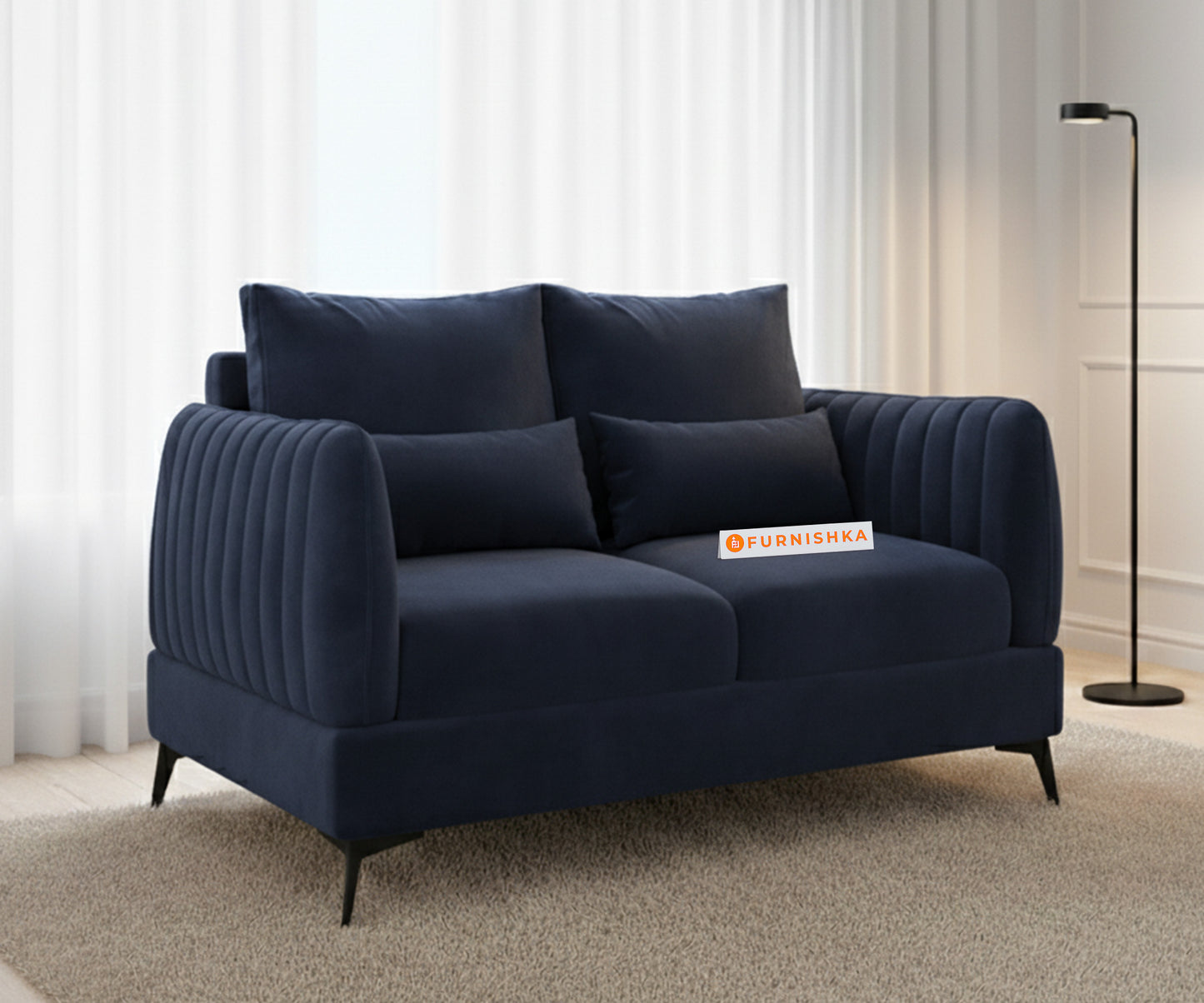 Corbida Sofa 2 Seater Persian Blue