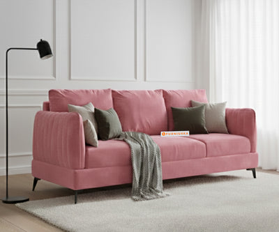Corbida Sofa 3 Seater Flamingo Pink