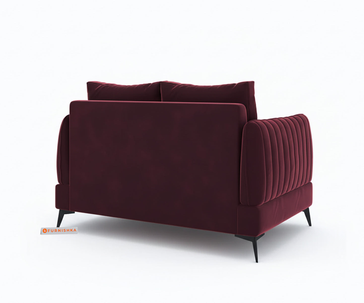 Corbida 3+1+1 Seater Sofa Set Red Wine
