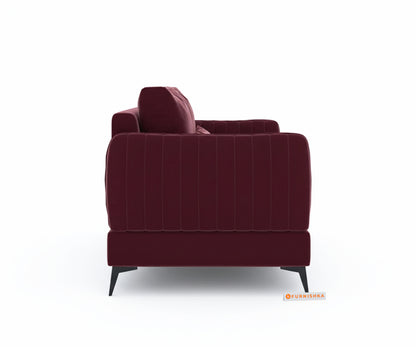 Corbida 3+2 Seater Sofa Set - Red Wine