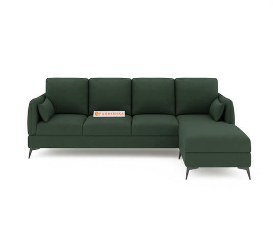 Corbida Sofa 3+L RHS Pine green
