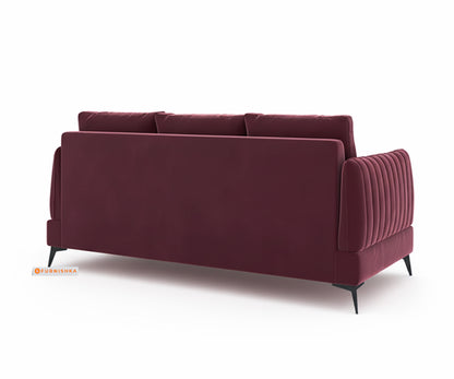 Corbida Sofa 3 Seater Red Wine