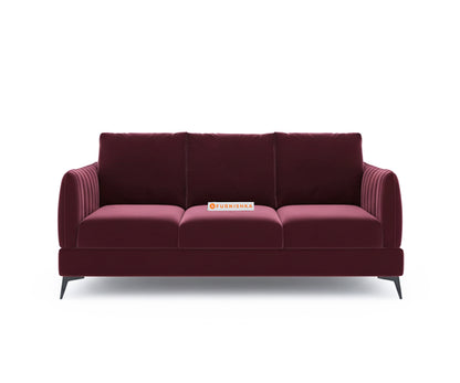 Corbida Sofa 3 Seater Red Wine