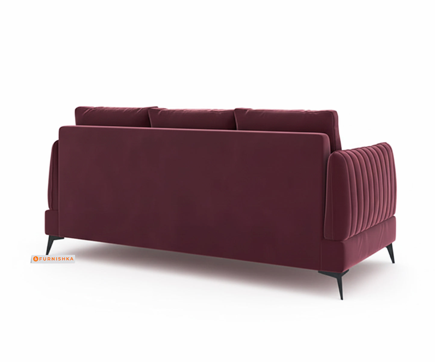 Corbida 3+2 Seater Sofa Set - Red Wine