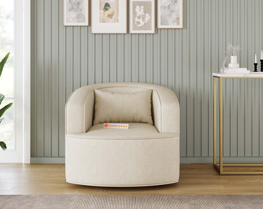 Crown Swivel Lounge Chair - Furnishka 
